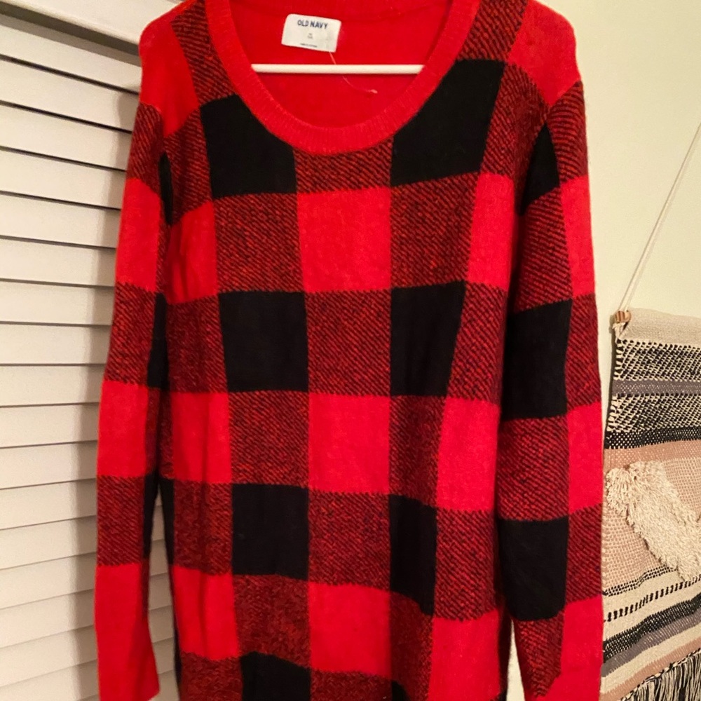 Buffalo Plaid Old Navy Sweater